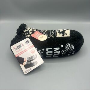 Muk Luks Women’s Ankle Cabin Socks Reindeer Print S/M